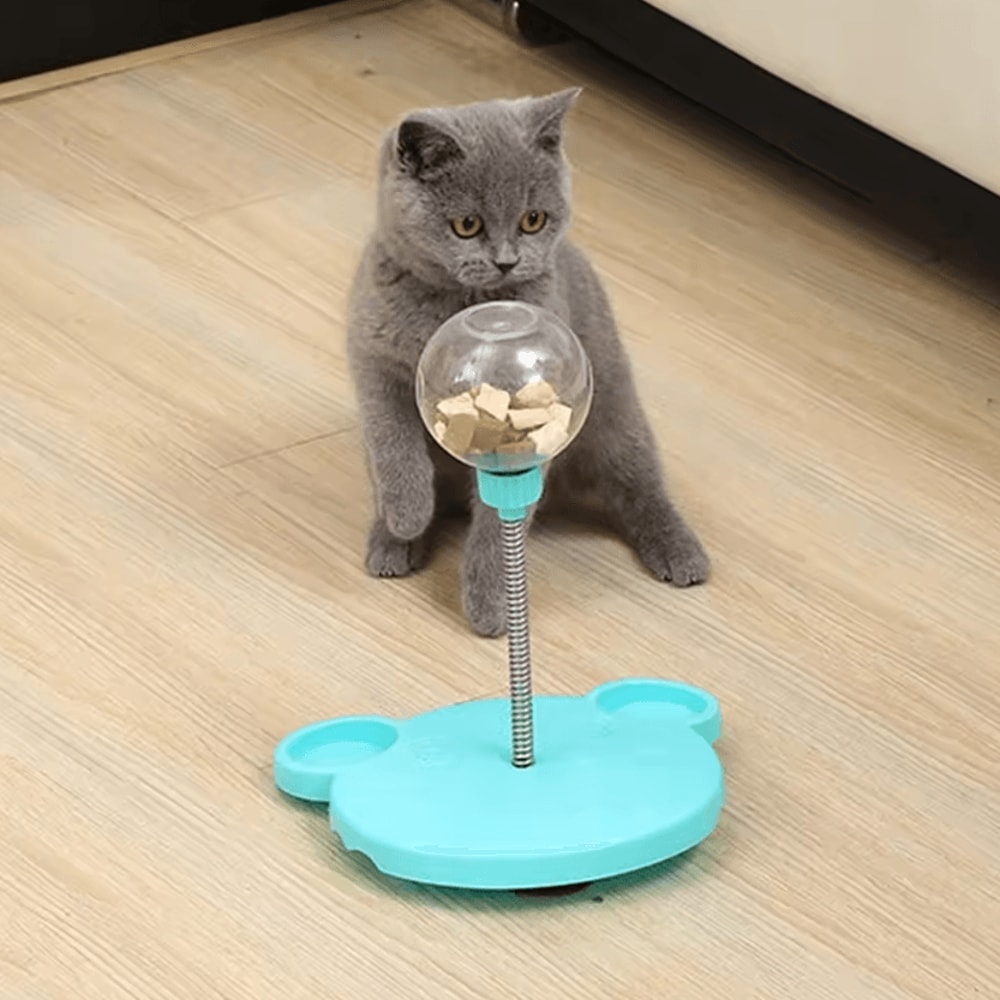 TreatRoll Interactive Puzzle Feeder Ball For Cats Dogs 1