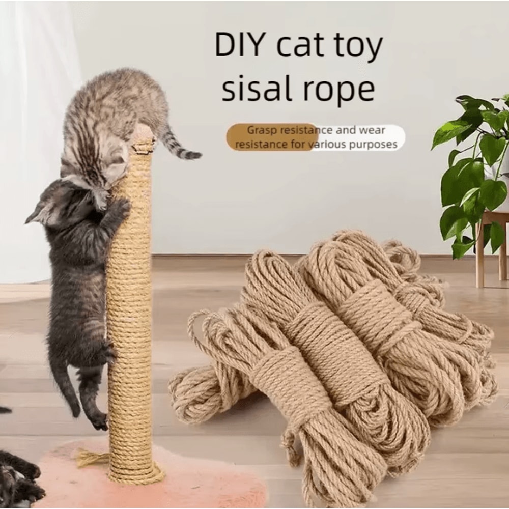 ClawCraft Sisal Rope Replacement For Cat Scratching Posts 0