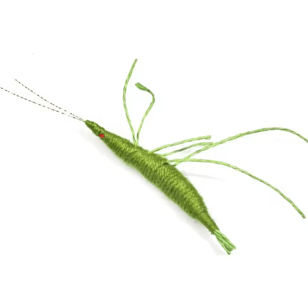 ShrimpPounce Catnip Wool Shrimp Chew Toy For Cats Kittens 4