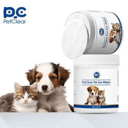 purepaws double-sided natural pet ear cleaning wipes – 200pcs