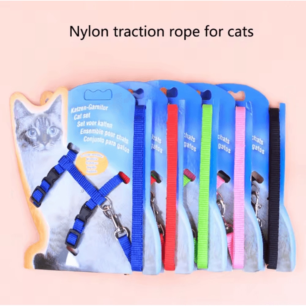 ComfortFit Adjustable Cat Harness And Leash Set 0