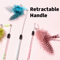 FlutterChase Retractable Feather Cat Wand Toy 2