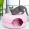 CozyLoop Felt Cat Tunnel Bed Interactive Hideaway House 1