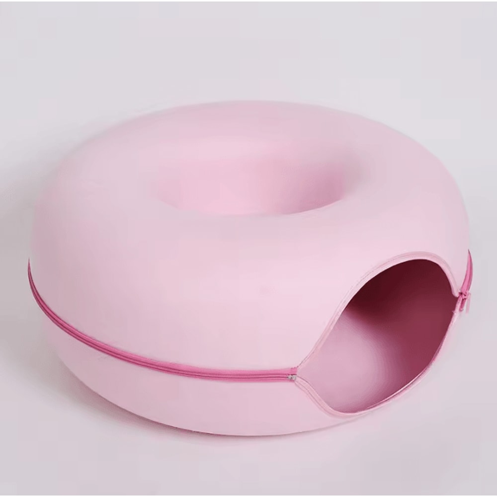 CozyLoop Felt Cat Tunnel Bed Interactive Hideaway House 4