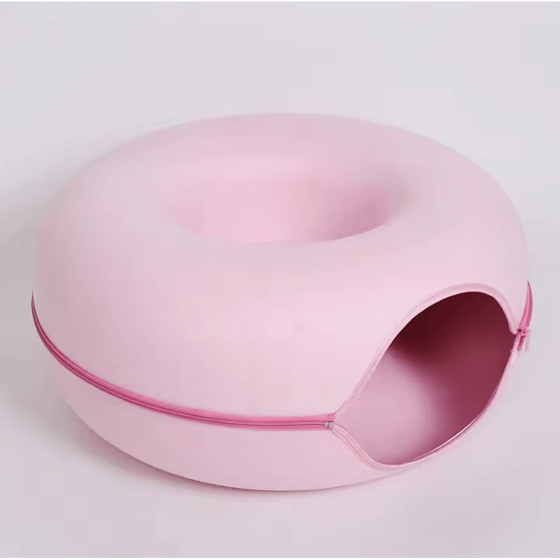 CozyLoop Felt Cat Tunnel Bed Interactive Hideaway House 4