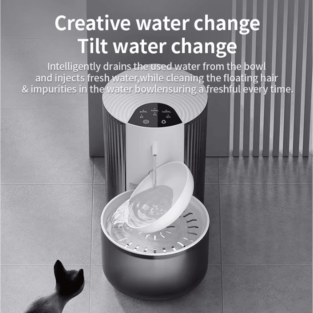 PureFlow Wireless Smart Pet Water Fountain 3L 0