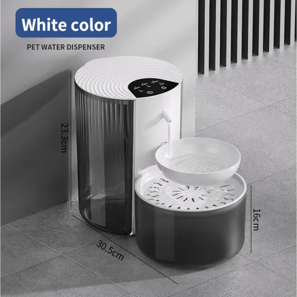 PureFlow Wireless Smart Pet Water Fountain 3L 4