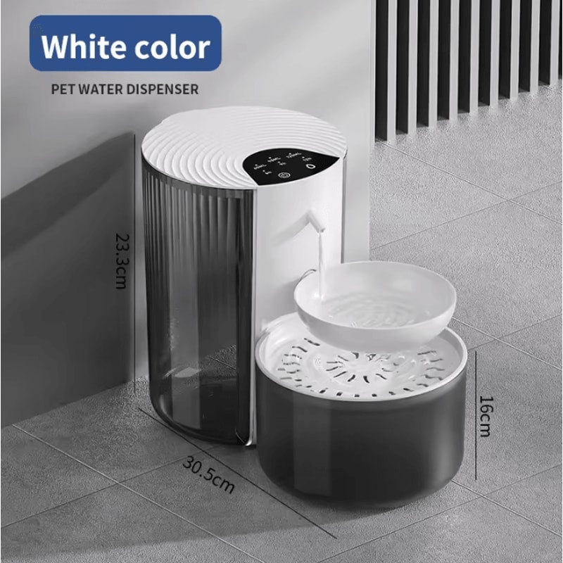 PureFlow Wireless Smart Pet Water Fountain 3L 4