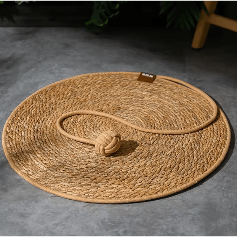 NaturWeave Rattan Cat Scratching Mat Furniture Protector 5