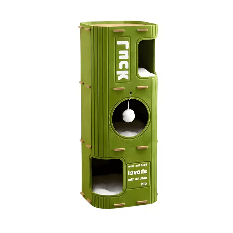 FortiClimb MultiLevel Cat Nest Scratching Tower 4