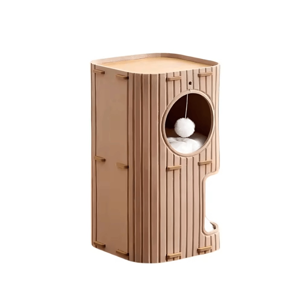 FortiClimb MultiLevel Cat Nest Scratching Tower 6