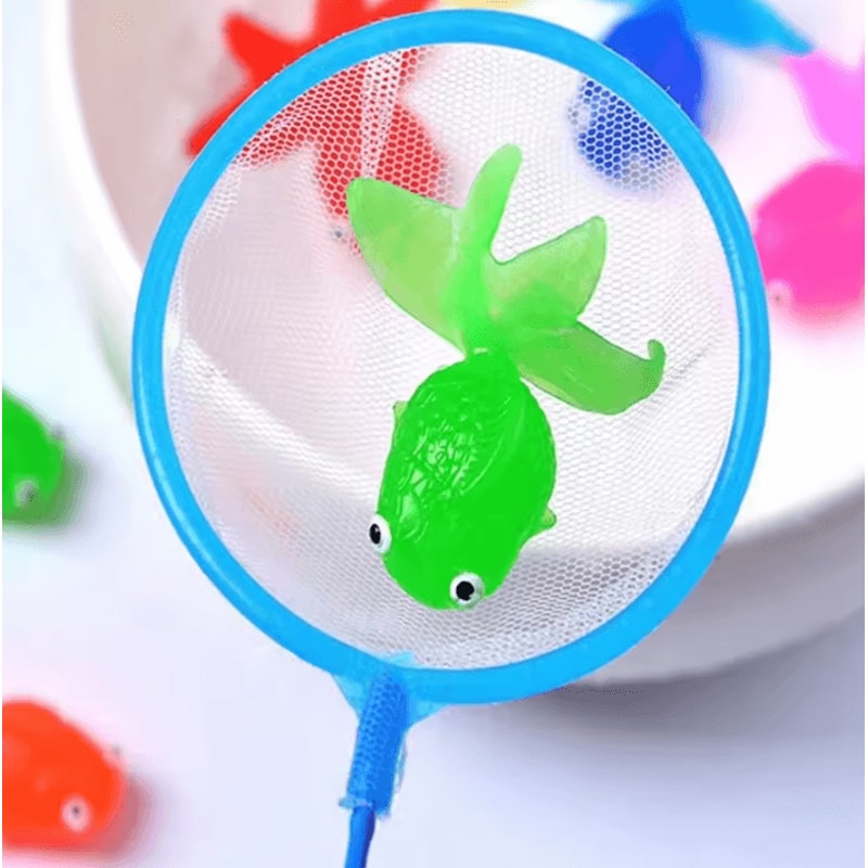 AquaGlide Floating Goldfish Aquarium Decor Interactive Cat Toy Set 2