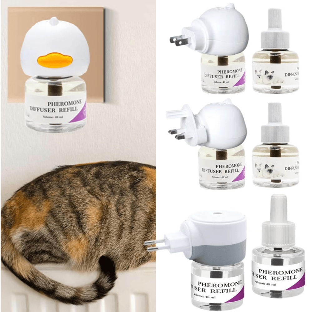 CalmPaws Cat Pheromone Diffuser For Stress Relief Relaxation 0