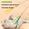 FeatherChase Interactive Cat Teaser Wand Toy With Tail Sound 1