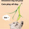 FeatherChase Interactive Cat Teaser Wand Toy With Tail Sound 2