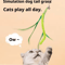 FeatherChase Interactive Cat Teaser Wand Toy With Tail Sound 2