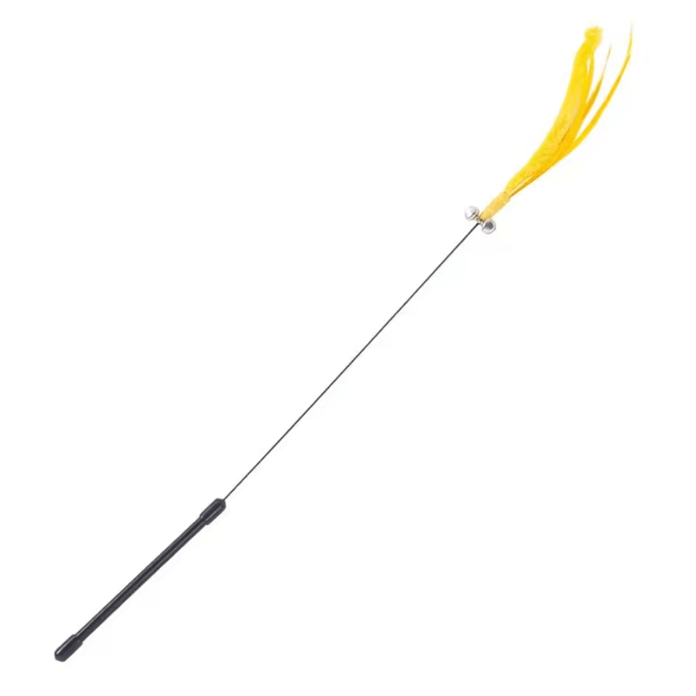 FeatherChase Interactive Cat Teaser Wand Toy With Tail Sound 4