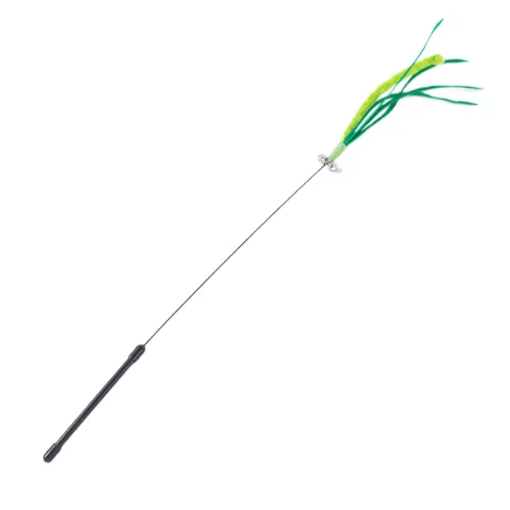 FeatherChase Interactive Cat Teaser Wand Toy With Tail Sound 5