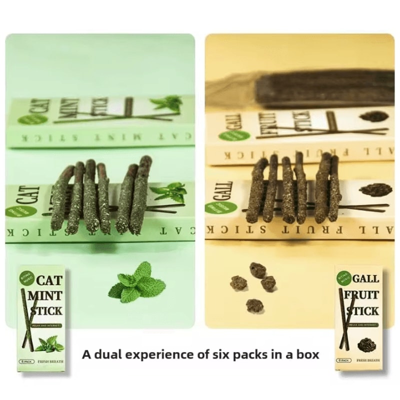 SilverVine FreshBite Matatabi Cat Chew Sticks For Teeth Cleaning Play 1