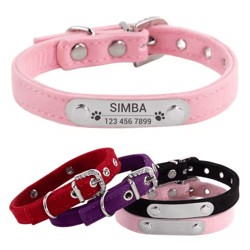 velvetcharm personalized cat collar with custom engraved id