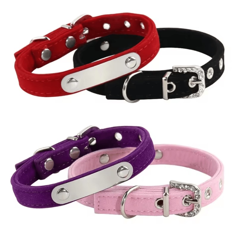VelvetCharm Personalized Cat Collar With Custom Engraved ID 2