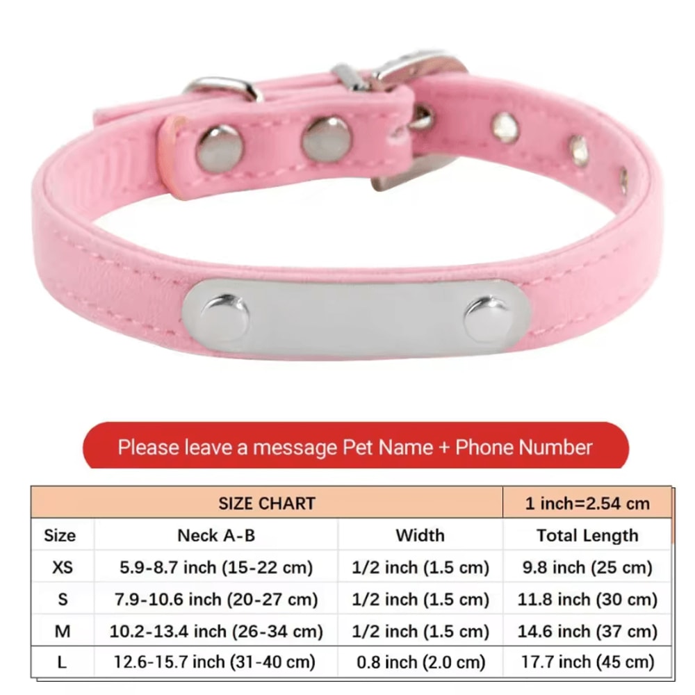 VelvetCharm Personalized Cat Collar With Custom Engraved ID 6
