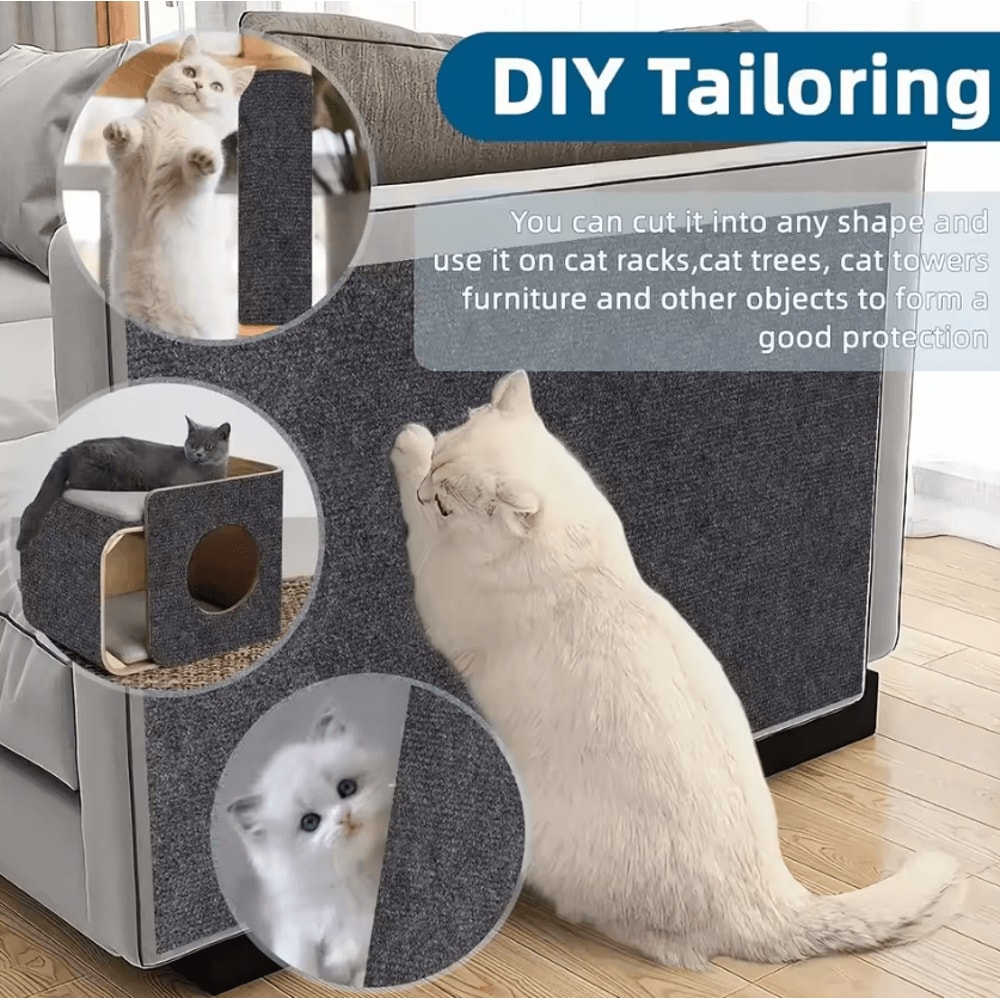 ScratchGuard DIY Cat Scratch Mat For Sofa Wall Protection 1