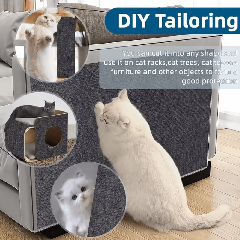ScratchGuard DIY Cat Scratch Mat For Sofa Wall Protection 1