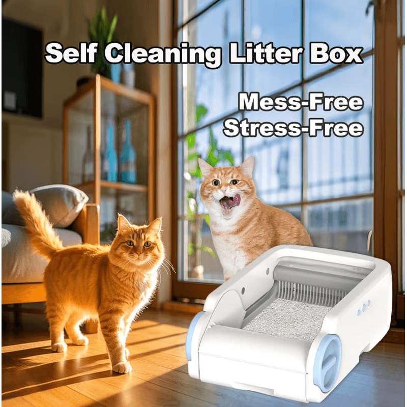 SmartClean Pro Automatic SelfCleaning Cat Litter Box With App Control 1