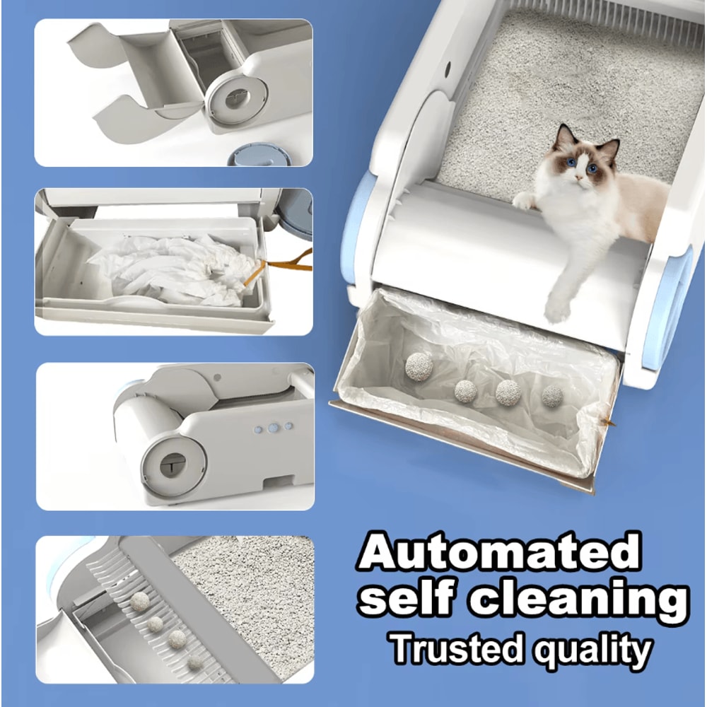 SmartClean Pro Automatic SelfCleaning Cat Litter Box With App Control 3