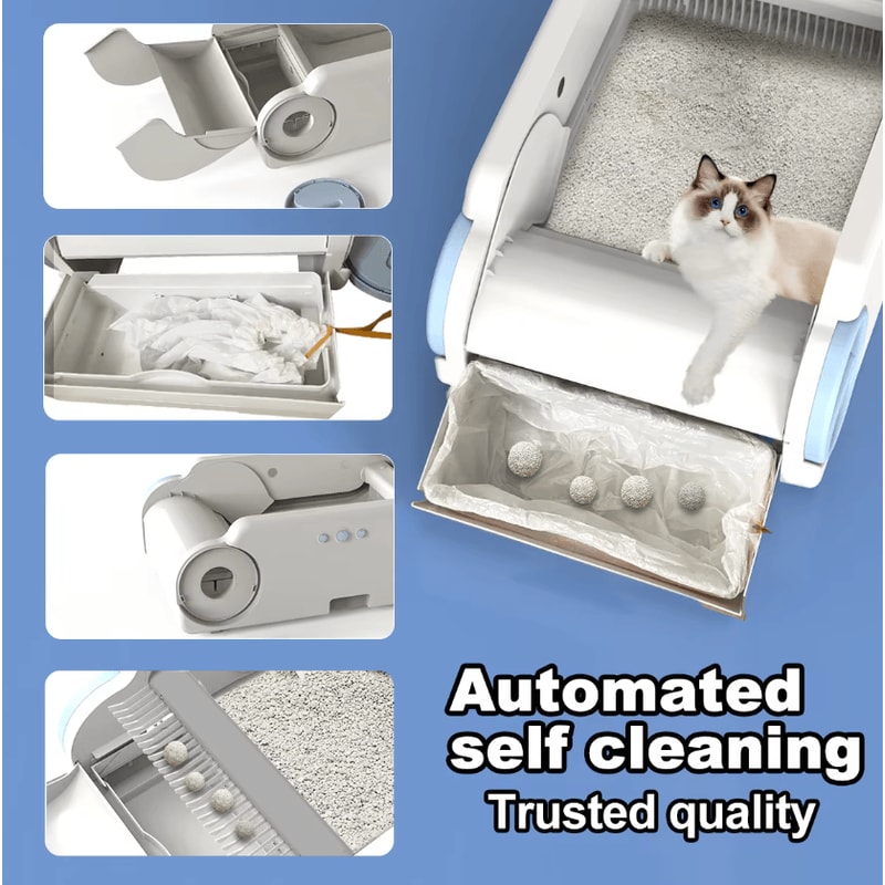 SmartClean Pro Automatic SelfCleaning Cat Litter Box With App Control 3