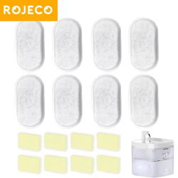 rojeco replacement carbon sponge filters for cat water fountain