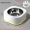 WarmSip ConstantTemperature Pet Heating Bowl For Cats Small Dogs 10