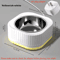 WarmSip ConstantTemperature Pet Heating Bowl For Cats Small Dogs 12