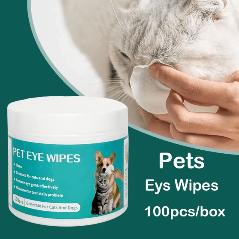 ClearEyes Pet Eye Wipes For Tear Stain Removal Gentle Daily Cleaning 0