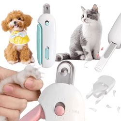 trimsafe professional pet nail clipper with adjustable safety guard & nail file