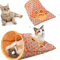 CrinkleRoll Foldable Interactive Cat Tunnel Toy With Noisy Paper Rolling Fun 0