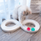 SpinChase Interactive Track Ball Cat Toy With Spinner Disk 1
