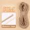 ClawCraft Natural Sisal Rope For DIY Cat Scratching Posts Climbing Frames 6