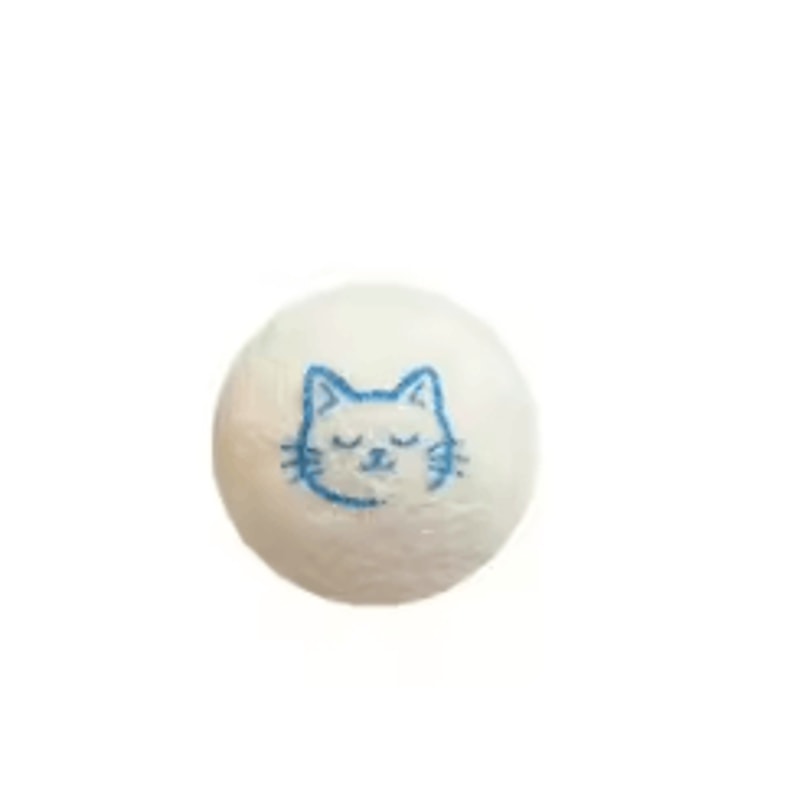 SoftPounce Wool Felt Cat Ball Toys For Quiet Interactive Play 4
