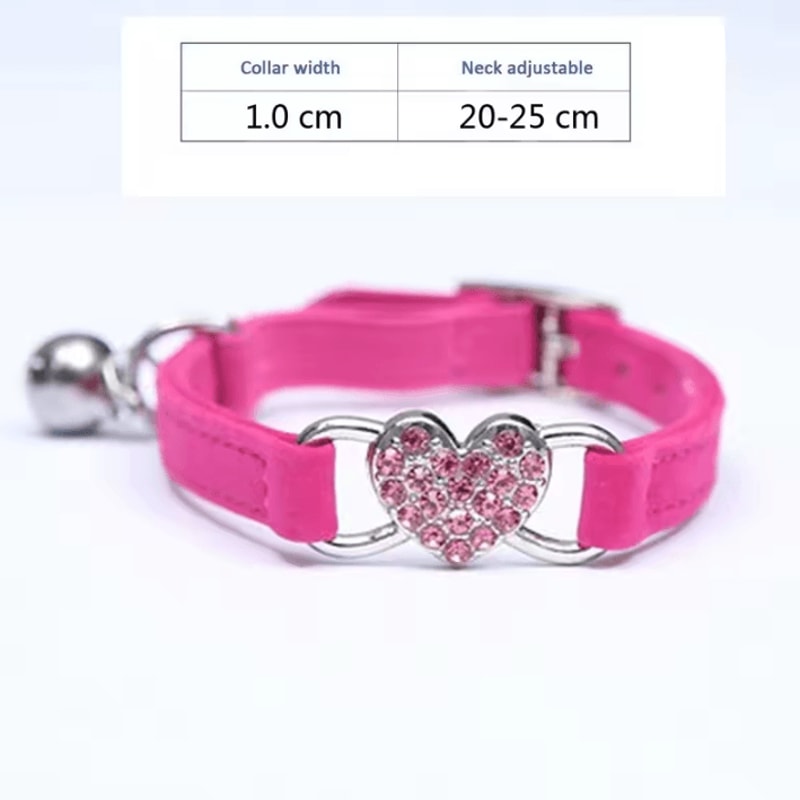 SafeCharm Breakaway Cat Collar With Bell For Cats Small Dogs 9