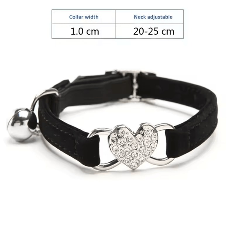 SafeCharm Breakaway Cat Collar With Bell For Cats Small Dogs 6