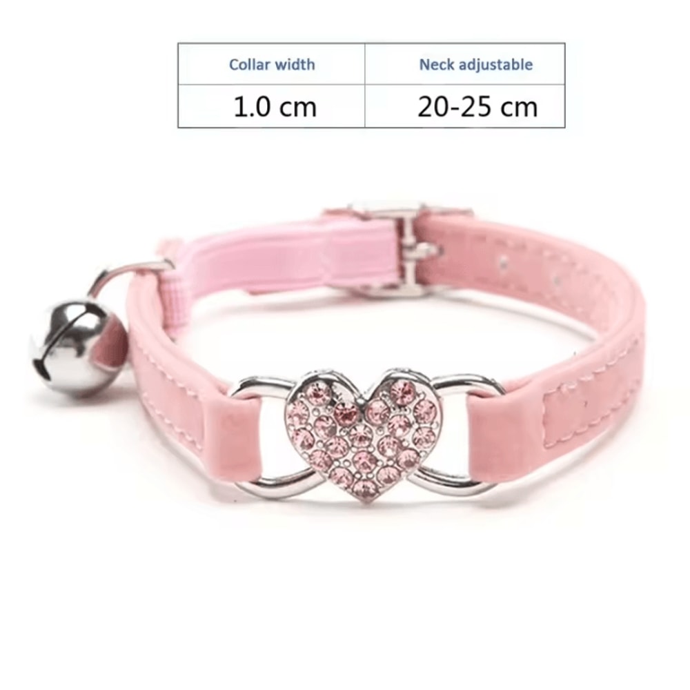 SafeCharm Breakaway Cat Collar With Bell For Cats Small Dogs 7