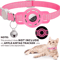 TrackSafe AirTag Cat Collar With Reflective Breakaway Design Bell 9