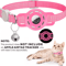 TrackSafe AirTag Cat Collar With Reflective Breakaway Design Bell 9