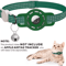 TrackSafe AirTag Cat Collar With Reflective Breakaway Design Bell 4