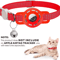 TrackSafe AirTag Cat Collar With Reflective Breakaway Design Bell 5
