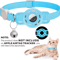 TrackSafe AirTag Cat Collar With Reflective Breakaway Design Bell 11