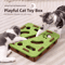 MazePaws Interactive Felt Cat Puzzle Box With Bell Ball Toy 0