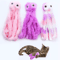 OctoPaws Plush Octopus Cat Toy For Interactive Play Chewing 0